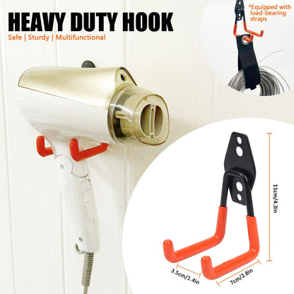 Heavy Duty Garage Storage Hooks 2 Pack Garage Tool Organizer Wall Mount