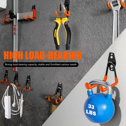 Heavy Duty Garage Storage Hooks 2 Pack Garage Tool Organizer Wall Mount