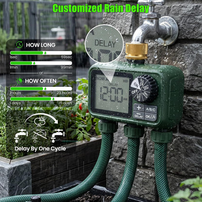 Water Timer for Outdoor Garden Hose, Sprinkler Timer for Garden