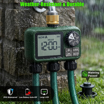 Water Timer for Outdoor Garden Hose, Sprinkler Timer for Garden