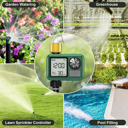 Water Timer for Outdoor Garden Hose, Sprinkler Timer for Garden