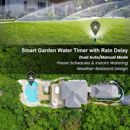 Water Timer for Outdoor Garden Hose, Sprinkler Timer for Garden