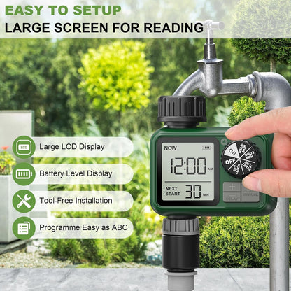 Water Timer for Outdoor Garden Hose, Sprinkler Timer for Garden