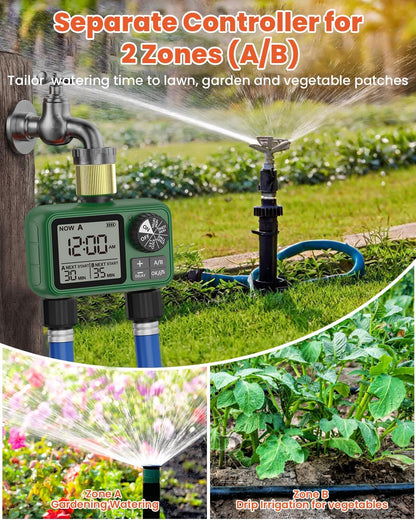 Water Timer for Outdoor Garden Hose, Sprinkler Timer for Garden