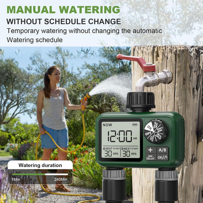 Water Timer for Outdoor Garden Hose, Sprinkler Timer for Garden