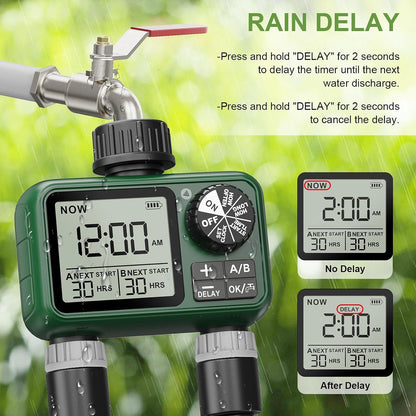 Water Timer for Outdoor Garden Hose, Sprinkler Timer for Garden