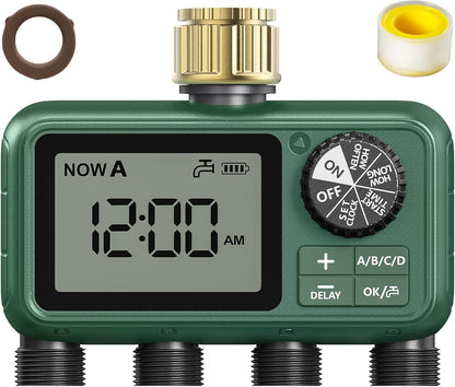 Water Timer for Outdoor Garden Hose, Sprinkler Timer for Garden