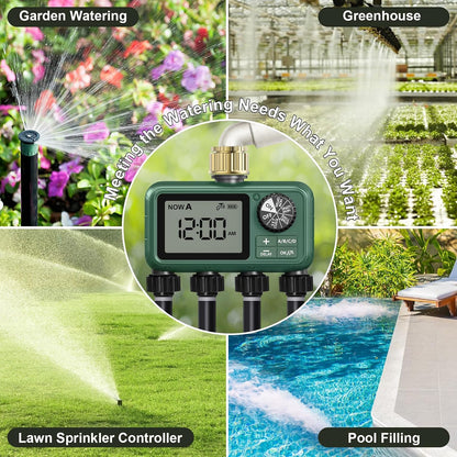 Water Timer for Outdoor Garden Hose, Sprinkler Timer for Garden