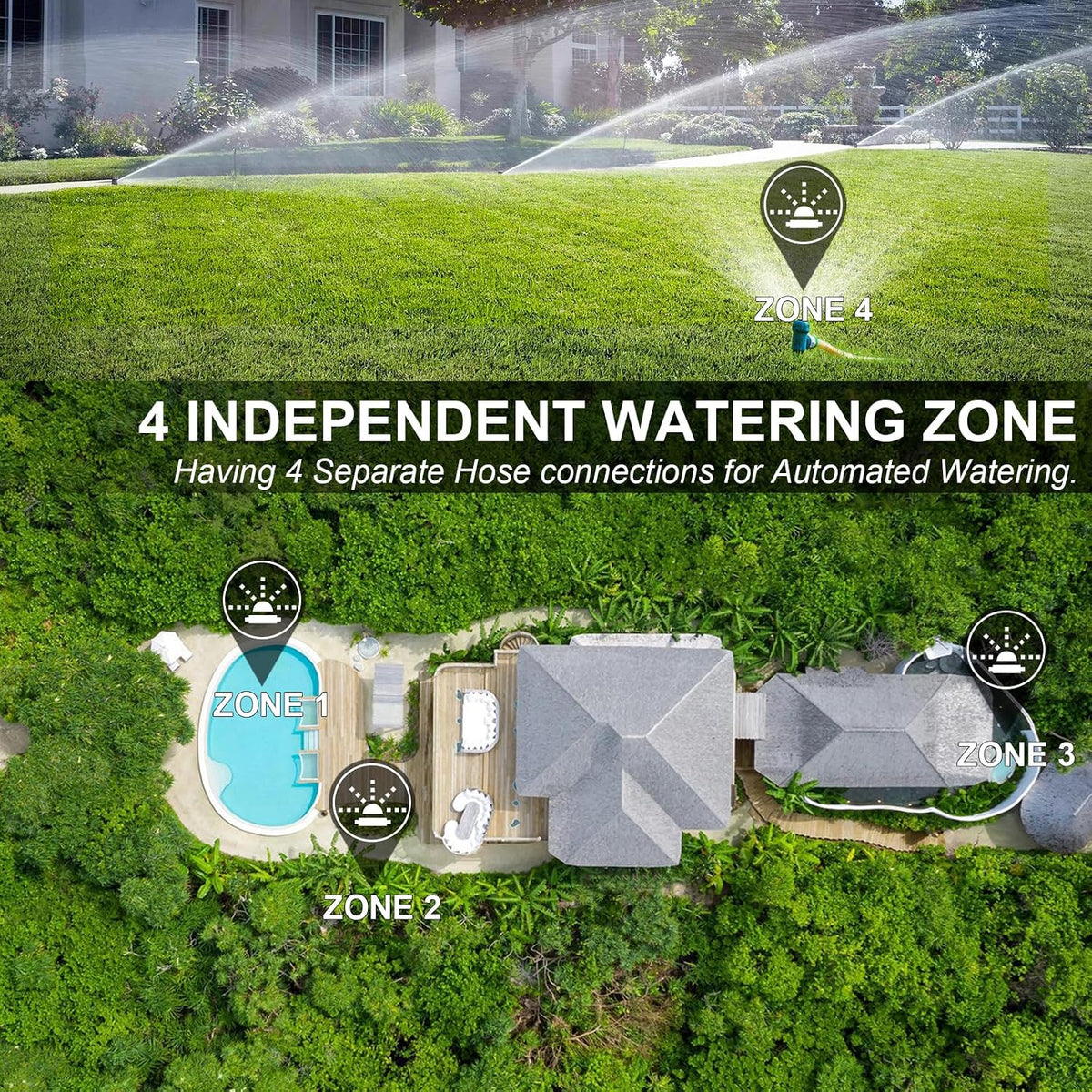 Water Timer for Outdoor Garden Hose, Sprinkler Timer for Garden
