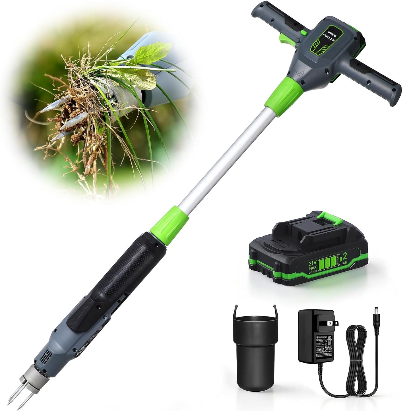 Weed Puller Tool, 21V Powerful Garden Tools Electric Weeding Tool