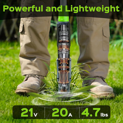 Weed Puller Tool, 21V Powerful Garden Tools Electric Weeding Tool