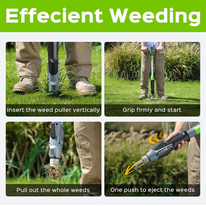 Weed Puller Tool, 21V Powerful Garden Tools Electric Weeding Tool