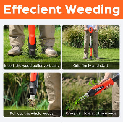 Weed Puller Tool, 21V Powerful Garden Tools Electric Weeding Tool