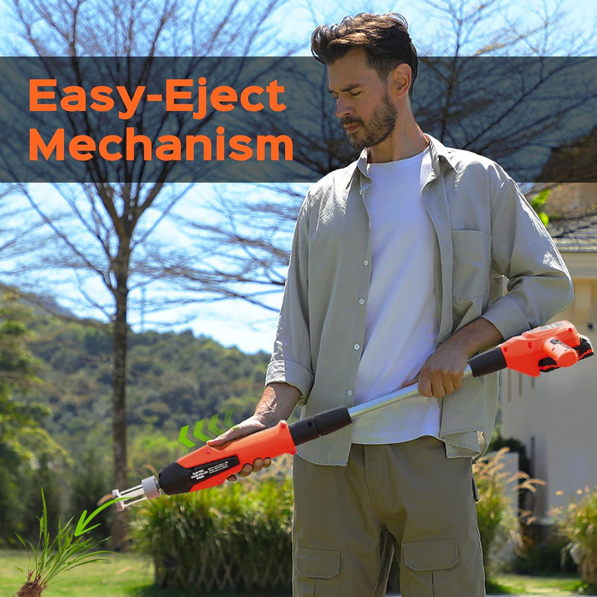 Weed Puller Tool, 21V Powerful Garden Tools Electric Weeding Tool