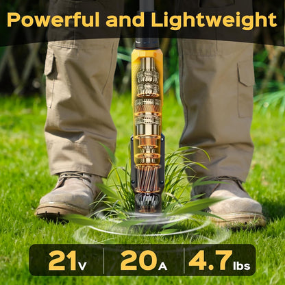 Weed Puller Tool, 21V Powerful Garden Tools Electric Weeding Tool
