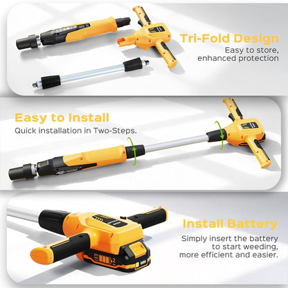Weed Puller Tool, 21V Powerful Garden Tools Electric Weeding Tool