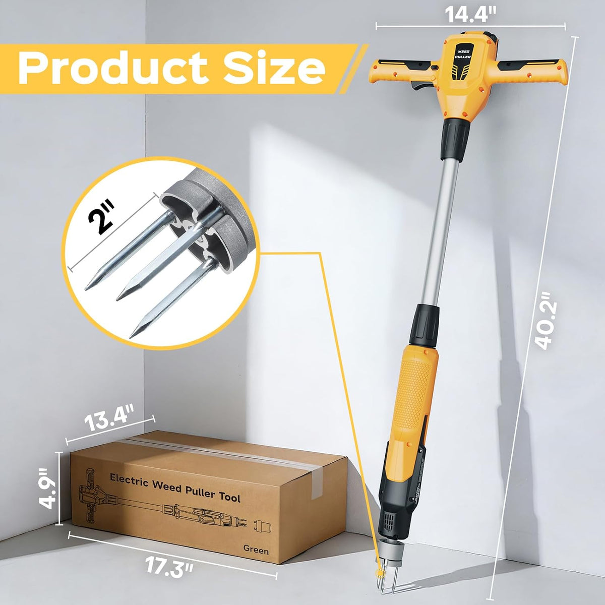Weed Puller Tool, 21V Powerful Garden Tools Electric Weeding Tool
