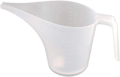 Funnel Pitcher, Measuring Cup with Long Spout Large Capacity Easy Pour Cup for Bakeware Oils Watering Plants (As Shown)