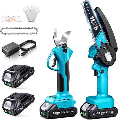 Electric Pruning Shears, 1.4" Cutting Cordless Pruner for Gardening