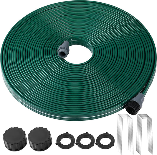 Soaker Sprinklers Hose 2 pack, Garden Drip Soaker Watering