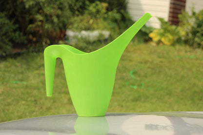 Ashman Set of 6 Watering Cans, Indoor and Outdoor Use, Red, Green, Yellow, 2 Liter Capacity, 6 Pack