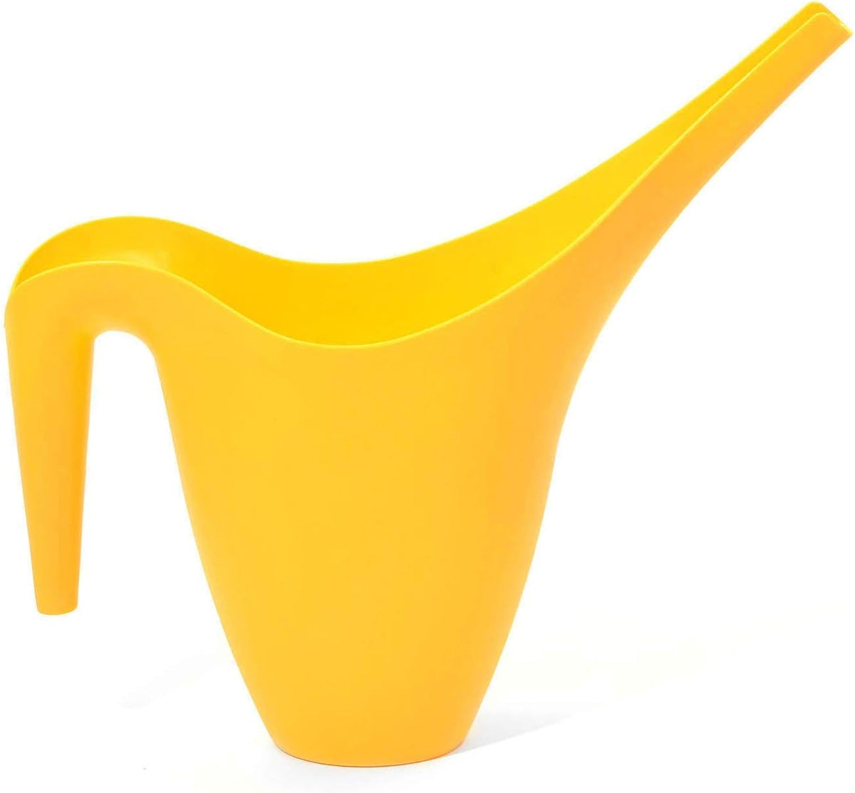 Ashman Set of 6 Watering Cans, Indoor and Outdoor Use, Red, Green, Yellow, 2 Liter Capacity, 6 Pack