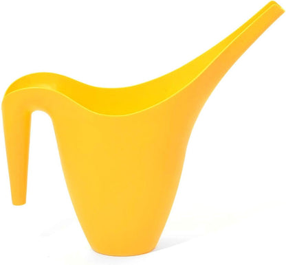 Ashman Set of 6 Watering Cans, Indoor and Outdoor Use, Red, Green, Yellow, 2 Liter Capacity, 6 Pack
