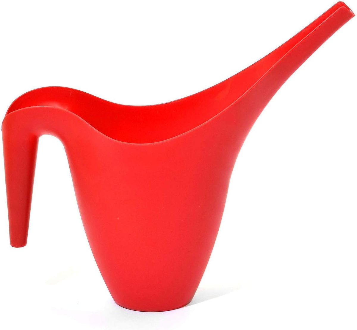 Ashman Set of 6 Watering Cans, Indoor and Outdoor Use, Red, Green, Yellow, 2 Liter Capacity, 6 Pack
