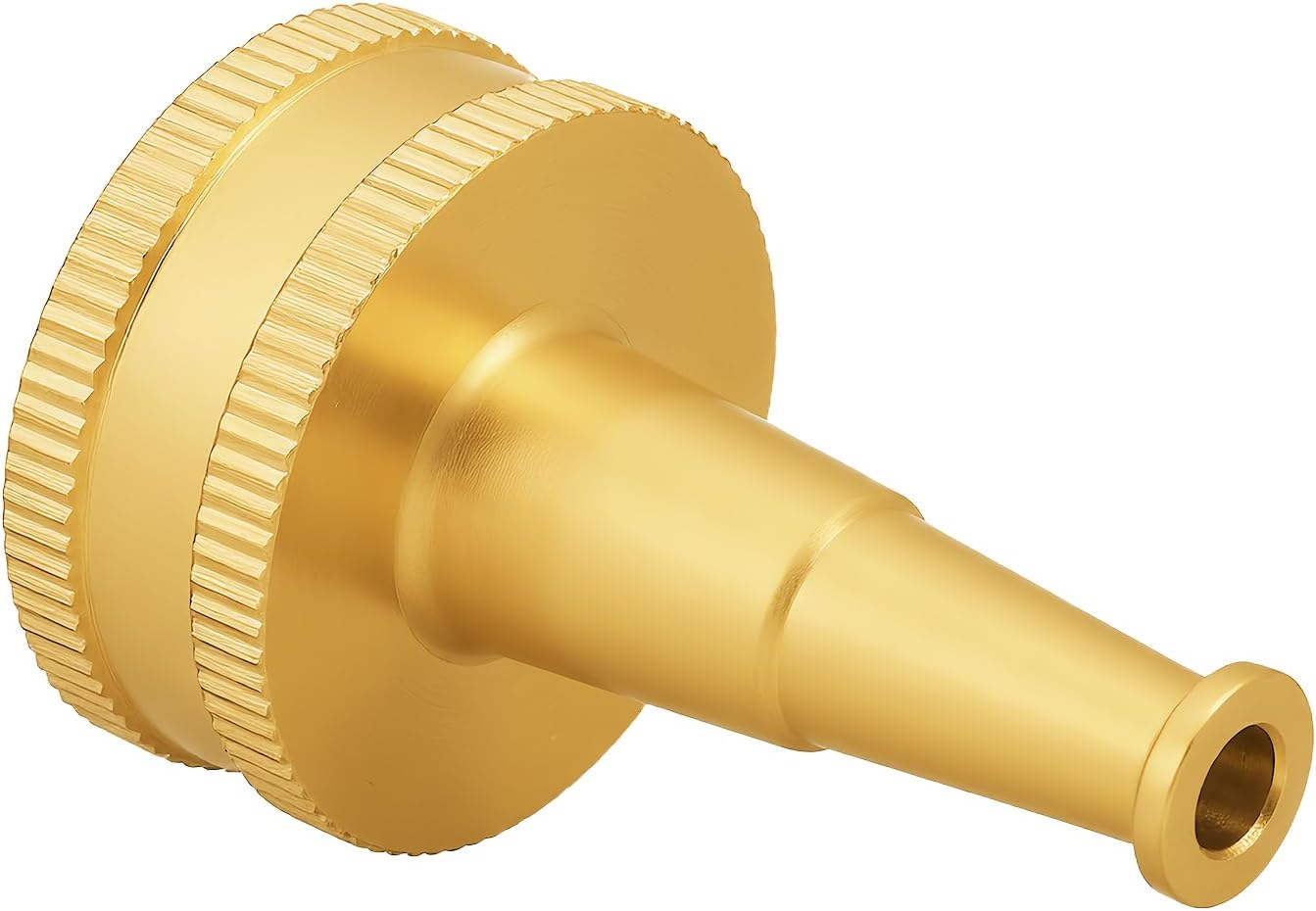 Adjustable High Pressure Garden Hose Nozzle - Brass Sprayer with Ball Valve, 3/4 GHT Thread for Car Washing, Garden Watering & Heavy Duty Cleaning