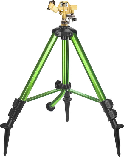 Triumpeek Impact Sprinkler on Tripod Base with Stakes, 1 Count