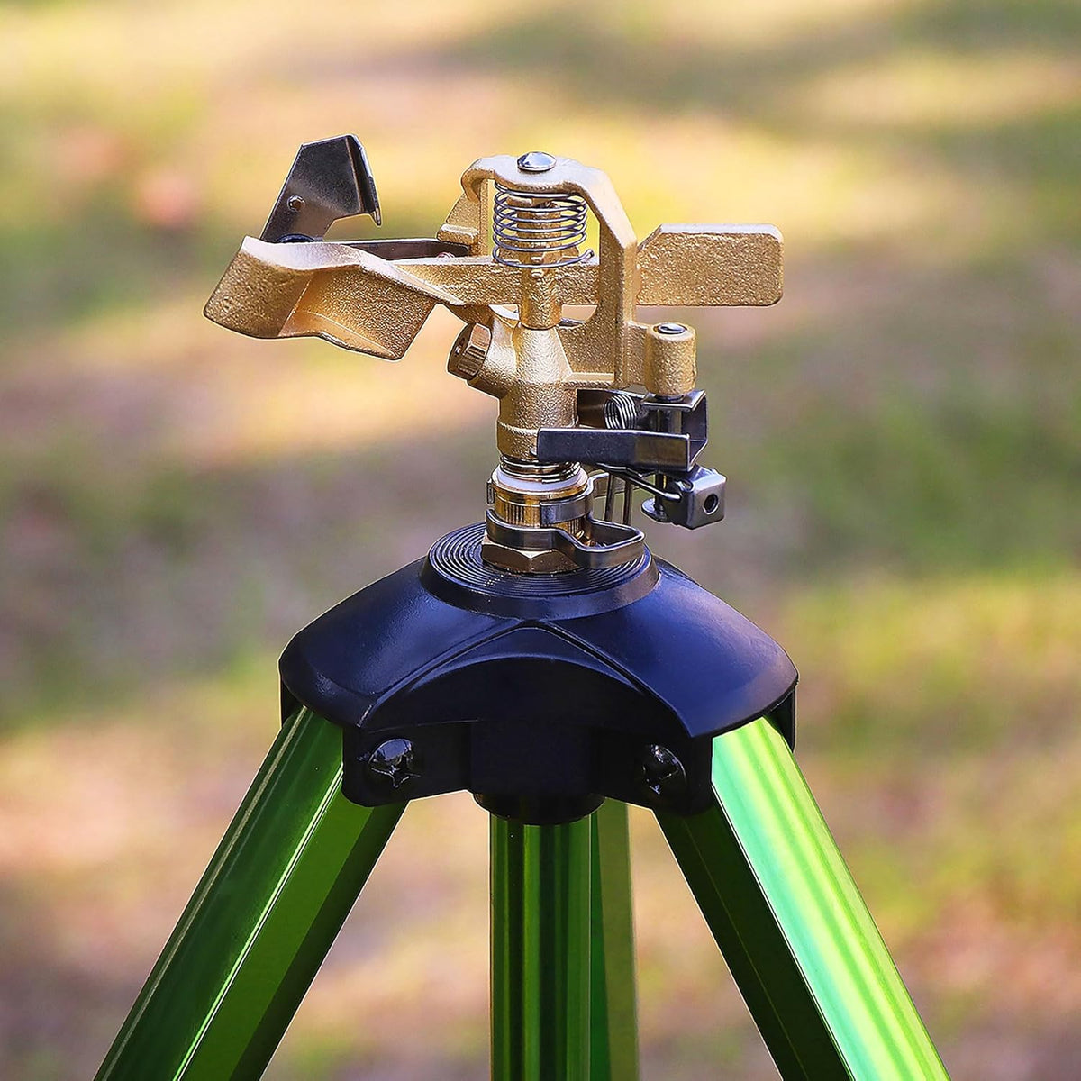 Triumpeek Impact Sprinkler on Tripod Base with Stakes, 1 Count