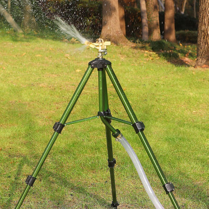 Triumpeek Impact Sprinkler on Tripod Base with Stakes, 1 Count