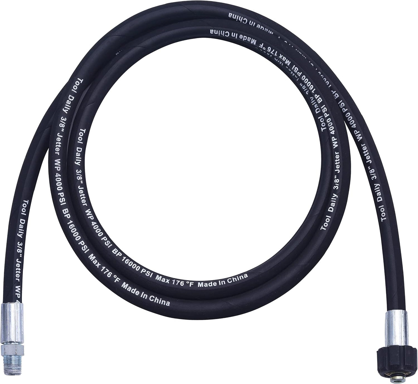 Retractable Pressure Washer Hose Reel 60 FT x 1/4”, 3600 PSI