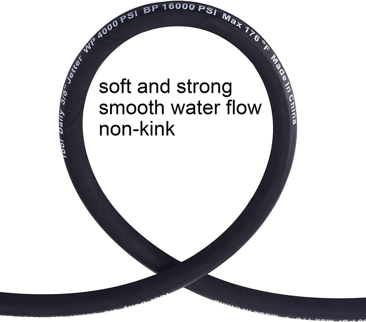 Retractable Pressure Washer Hose Reel 60 FT x 1/4”, 3600 PSI