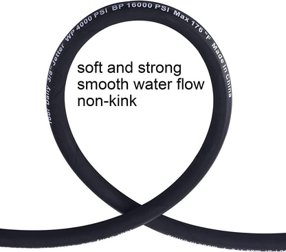 Retractable Pressure Washer Hose Reel 60 FT x 1/4”, 3600 PSI