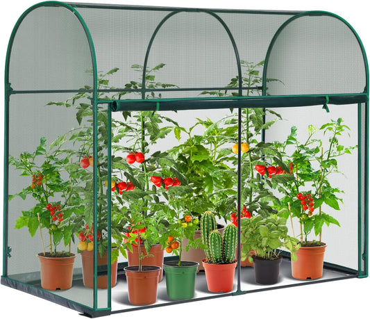 Crop Cages for Garden Plant: 6x3x5 Ft Tent Cage, Plant Netting Cover with Zipper, Garden Bed Cover, Plant Cover from Animal Wind-Resistant Garden Cage for Fruit Vegetable Flower