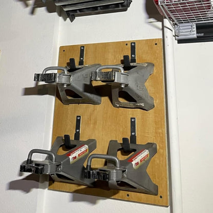 Heavy Duty Garage Hooks, 2Pcs Stainless Steel Wall Mount Hooks, 50lb Weight Capacity, for Garden Hose, Bike, Ladder, Tool Organizer (Medium)