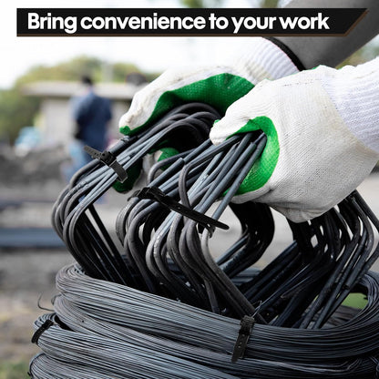 4 Pack Utility Straps 16" Reusable Industrial Straps, Black