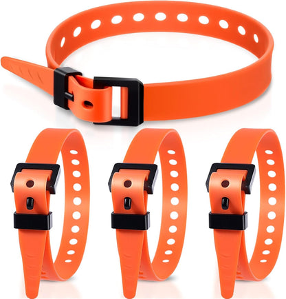 4 Pack Utility Straps 16" Reusable Industrial Straps, Black