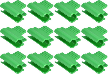 Greenhouse Clamps for 5/8" PVC Pipe, 20pcs Greenhouse Film Clamps Shading Net Rod Clip Garden Hoops for Row Cover, Greenhouse Plastic Sheeting