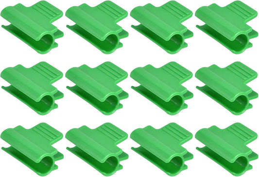 Greenhouse Clamps for 5/8" PVC Pipe, 20pcs Greenhouse Film Clamps Shading Net Rod Clip Garden Hoops for Row Cover, Greenhouse Plastic Sheeting