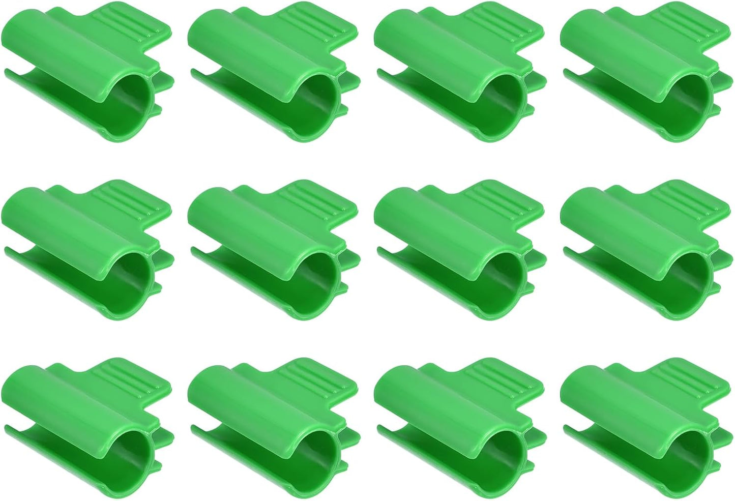Greenhouse Clamps for 5/8" PVC Pipe, 20pcs Greenhouse Film Clamps Shading Net Rod Clip Garden Hoops for Row Cover, Greenhouse Plastic Sheeting