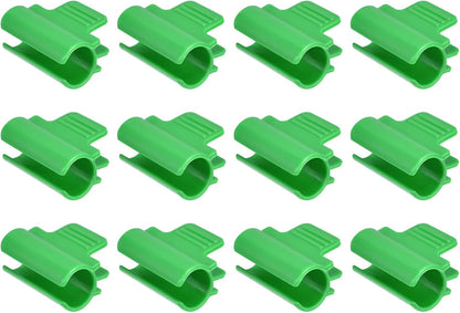 Greenhouse Clamps for 5/8" PVC Pipe, 20pcs Greenhouse Film Clamps Shading Net Rod Clip Garden Hoops for Row Cover, Greenhouse Plastic Sheeting