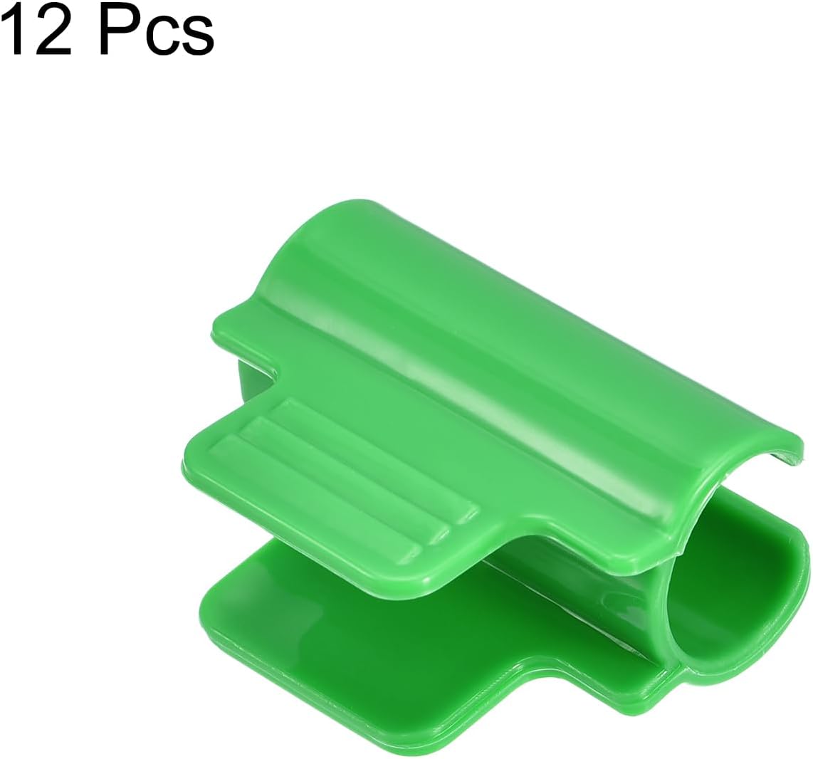 Greenhouse Clamps for 5/8" PVC Pipe, 20pcs Greenhouse Film Clamps Shading Net Rod Clip Garden Hoops for Row Cover, Greenhouse Plastic Sheeting