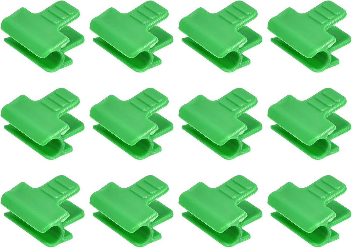 Greenhouse Clamps for 5/8" PVC Pipe, 20pcs Greenhouse Film Clamps Shading Net Rod Clip Garden Hoops for Row Cover, Greenhouse Plastic Sheeting