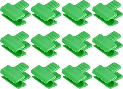 Greenhouse Clamps for 5/8" PVC Pipe, 20pcs Greenhouse Film Clamps Shading Net Rod Clip Garden Hoops for Row Cover, Greenhouse Plastic Sheeting