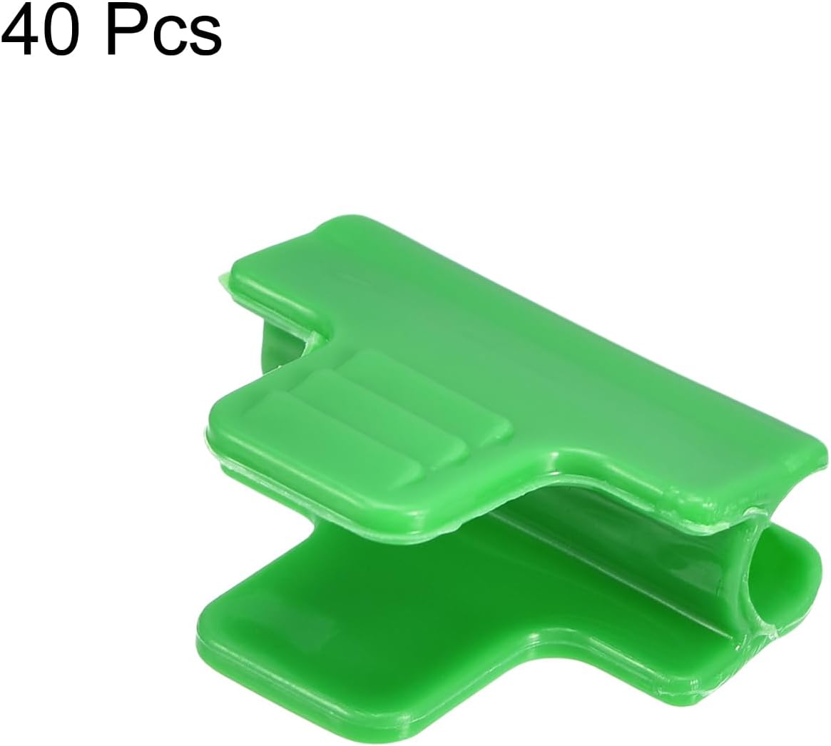 Greenhouse Clamps for 5/8" PVC Pipe, 20pcs Greenhouse Film Clamps Shading Net Rod Clip Garden Hoops for Row Cover, Greenhouse Plastic Sheeting