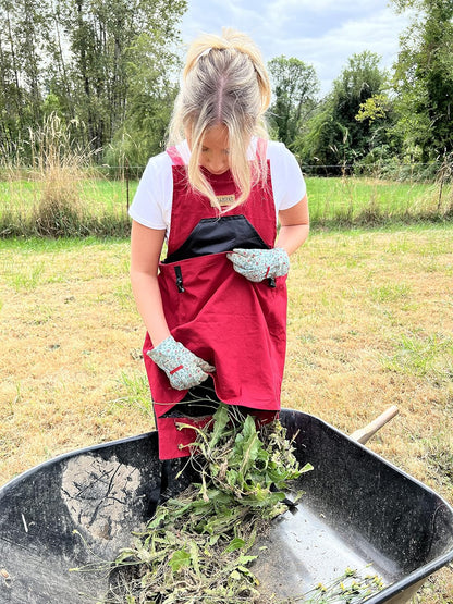 + Grampa's Garden Apron - Bundle The Original Stand Up Weed Puller & Grampa's Garden Apron for The Easiest & Most Effective Weed Removal & Cleanup Combos