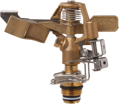 55032 1/2" BRS Sprinkler Head, Connection, Silver and Gold