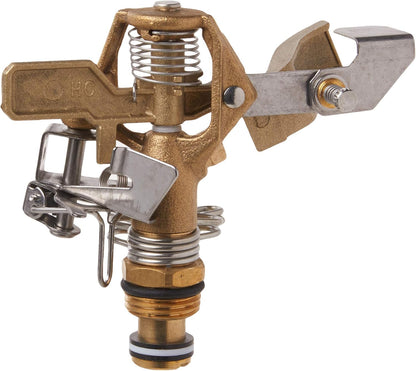 55032 1/2" BRS Sprinkler Head, Connection, Silver and Gold